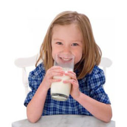 Los niños, la leche y los lácteos